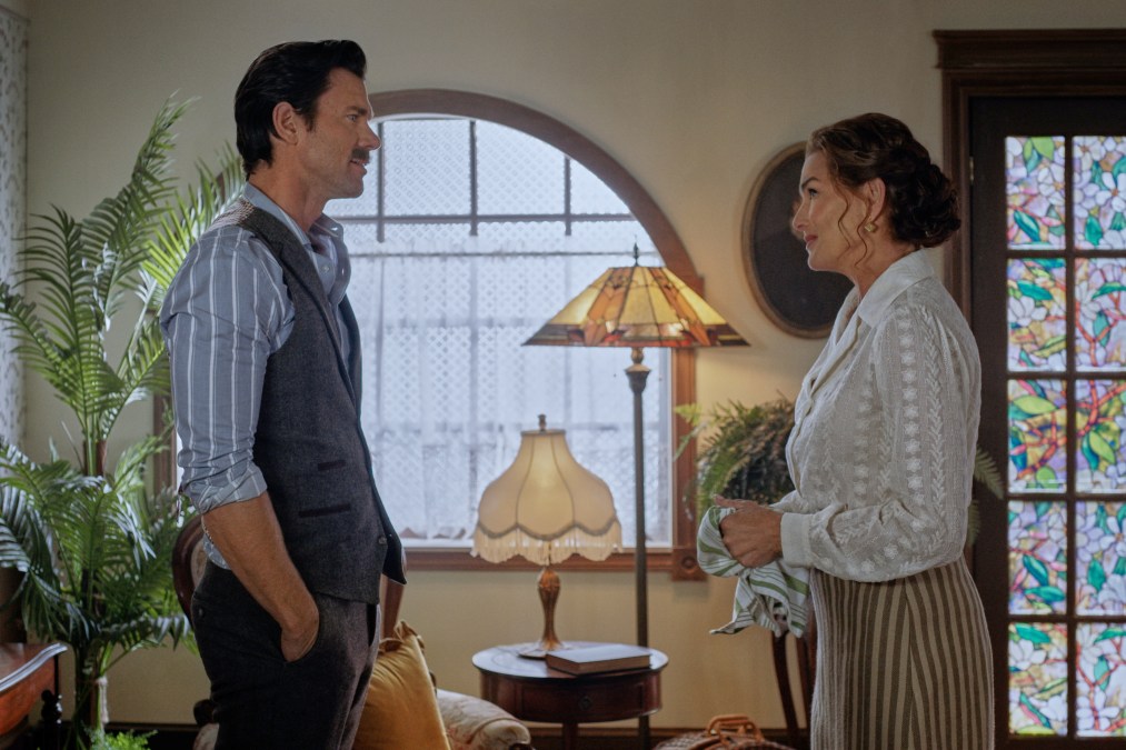 Kevin McGarry and Brooke Shields