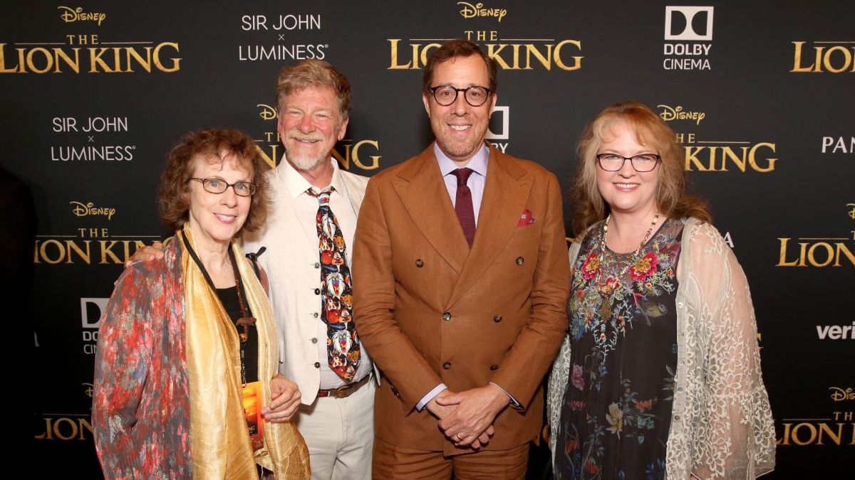 Roger Allers pictured with 'The Lion King' co-creator Rob Minkoff.