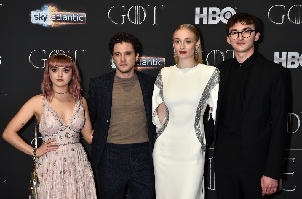 Kit Harington and the Game of Thrones cast