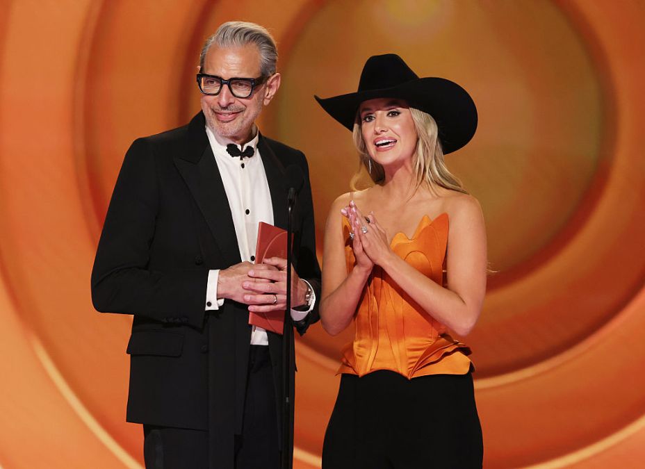 Jeff Goldblum and Lainey Wilson