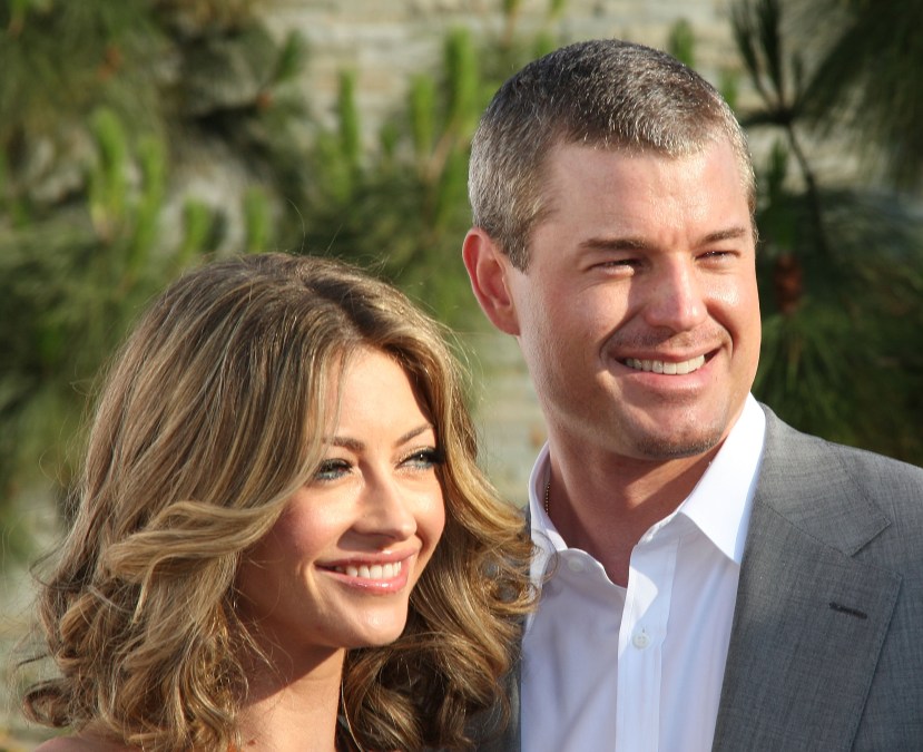 Actress Rebecca Gayheart-Dane (L) and Eric Dane in 2008