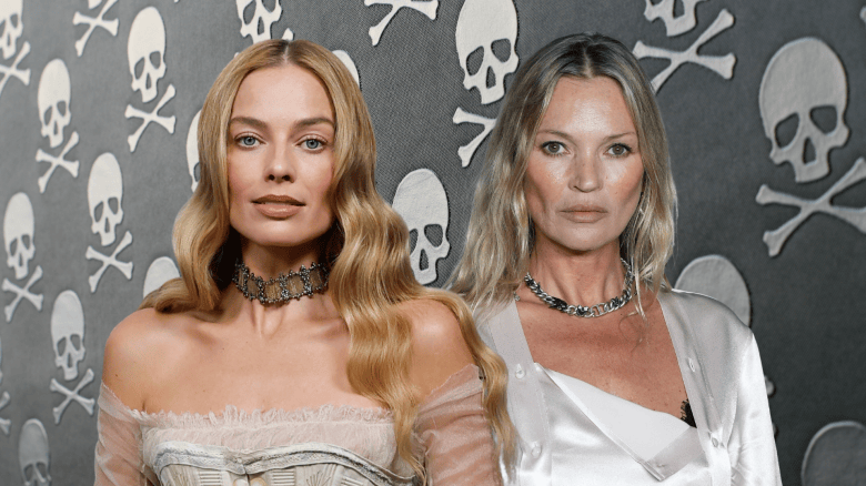 Margot Robbie and Kate Moss