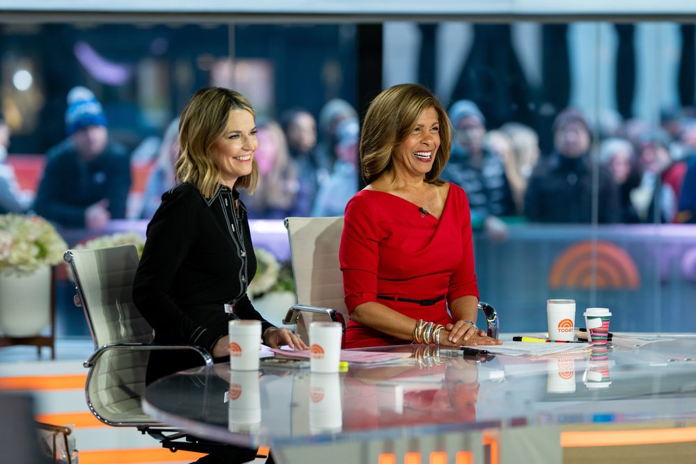 TODAY -- Pictured: Savannah Guthrie and Hoda Kotb on Monday, November 13, 2023 