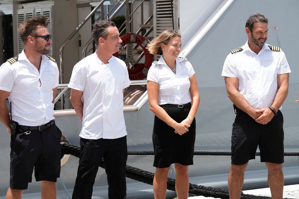 Joao Franco, Ben Robinson, Daisy Kelliher, Captain Jason Chambers