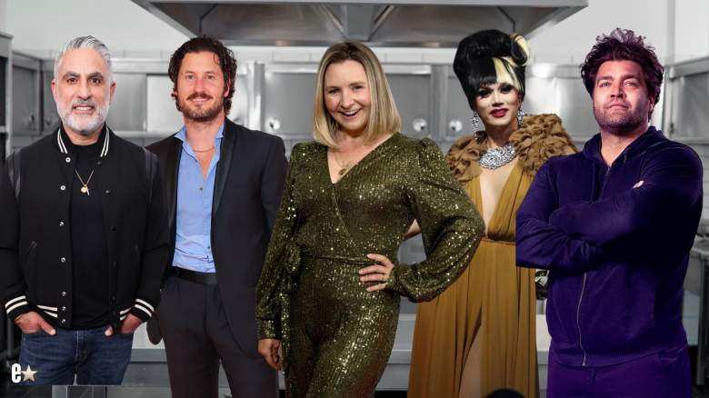 Reza Farahan, Val Chmerkovskiy, Beverly Mitchell, Manila Lunzo, CT Tamburello