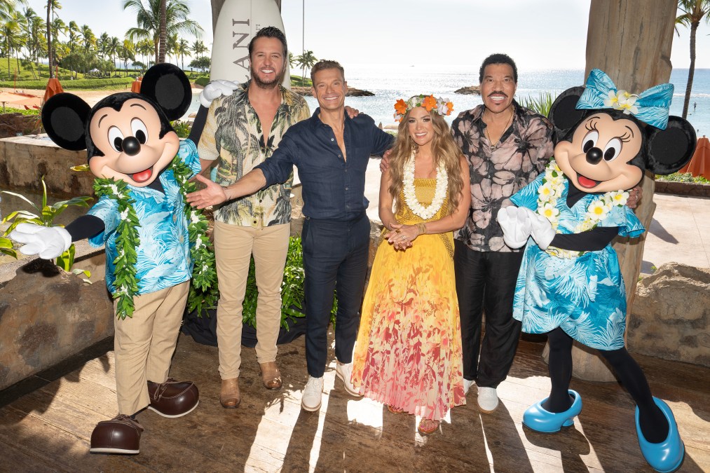 Mickey Mouse, Luke Bryan, Ryan Seacrest, Carrie Underwood, Lionel Richie, Minnie Mouse