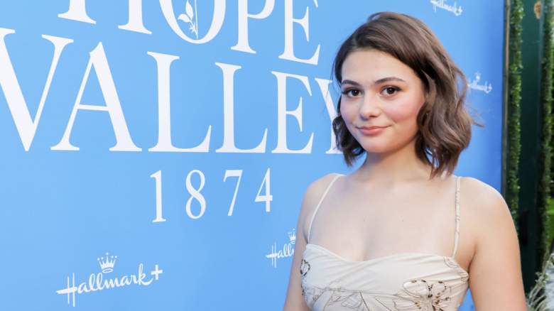 Maria March attends When Calls the Heart & Hope Valley: 1874 Celebration at The Sun Rose Hotel in West Hollywood, CA