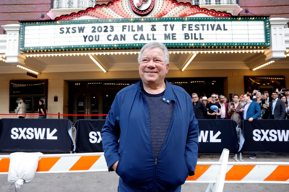 William Shatner attends the world premiere of "You Can Call Me Bill" at the 2023 SXSW Conference and Festivals at The Paramount Theater on March 16, 2023 