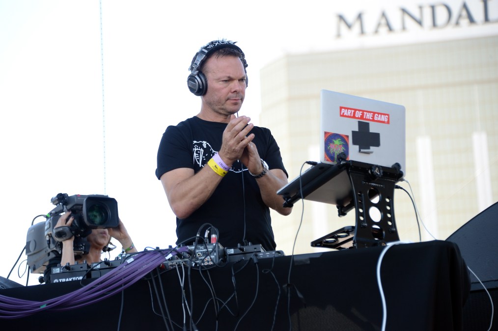 DJ Pete Tong performs onstage