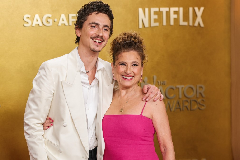 Timoth&eacute;e Chalamet and Nicole Flender