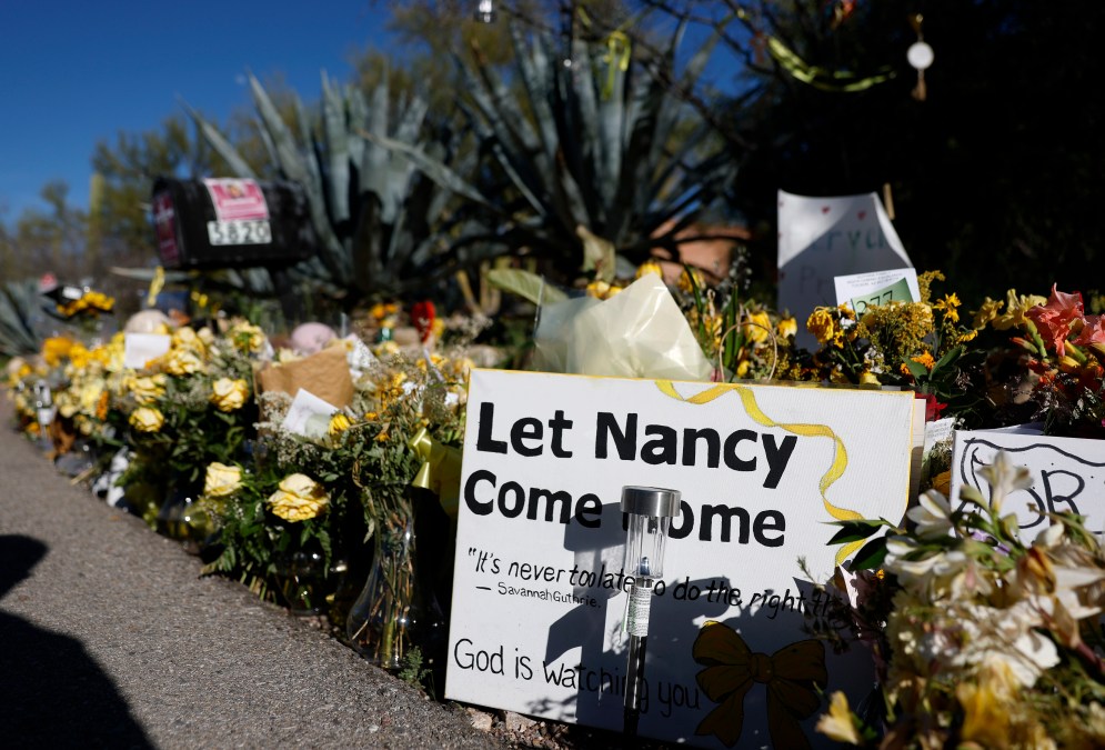 Search For Nancy Guthrie After Suspected Kidnapping Continues In Arizona