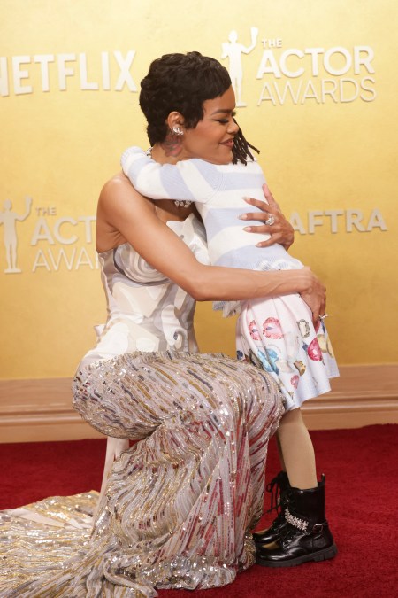 Teyana Taylor and Rue Rose Shumpert