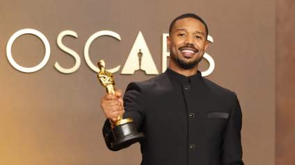 Michael B. Jordan Honors Hollywood Trailblazers in First-Ever Oscar Win Speech