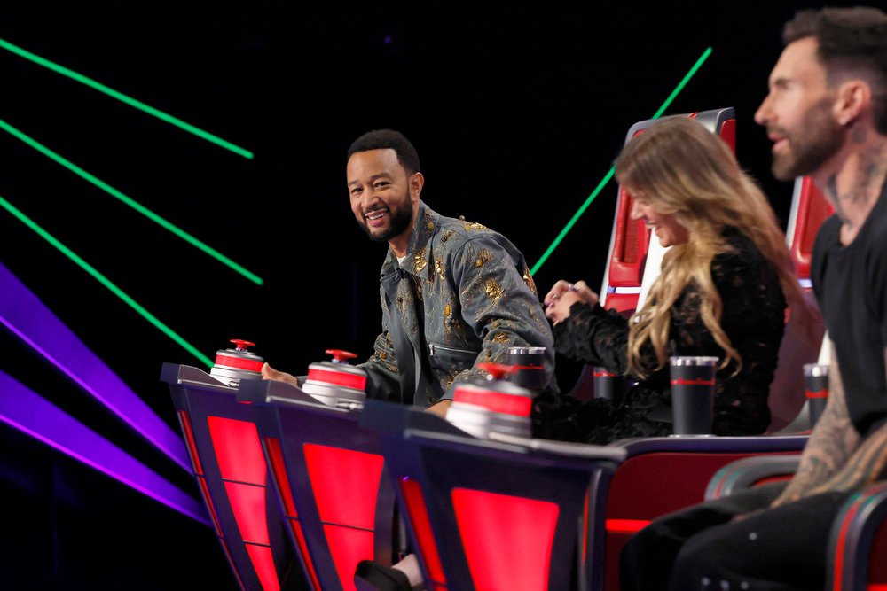 John Legend, Kelly Clarkson, Adam Levine