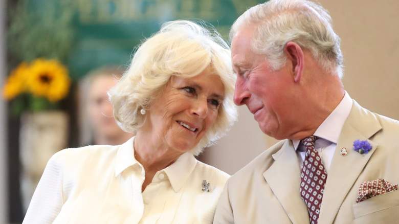 Prince Charles, Prince of Wales and Camilla, Duchess of Cornwall look at eachother as they reopen the newly-renovated Edwardian community hall The Strand Hall during day three of a visit to Wales on July 4, 2018