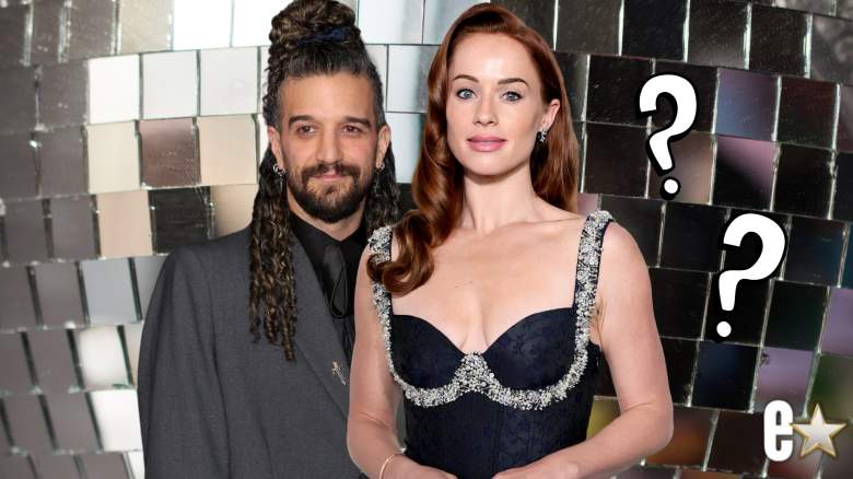 Mark Ballas and Whitney Leavitt pose for photos
