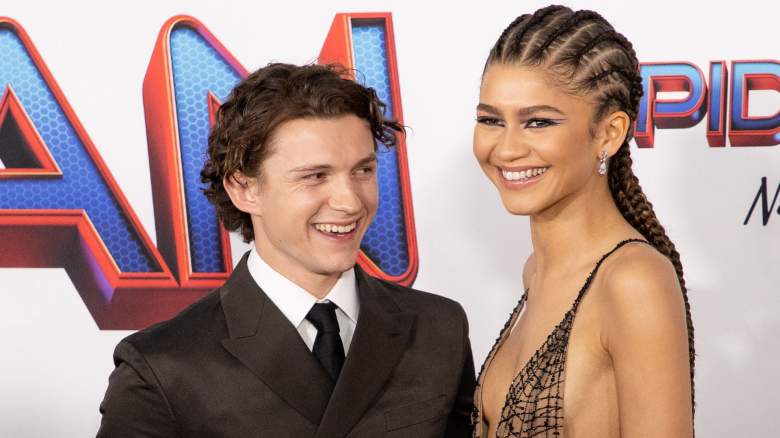 Tom Holland and Zendaya attendsthe Los Angeles premiere of Sony Pictures' 'Spider-Man: No Way Home' on December 13, 2021 in Los Angeles, California