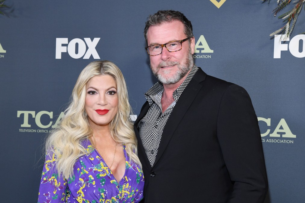 Tori Spelling and Dean McDermott attend Fox Winter TCA at The Fig House on February 06, 2019