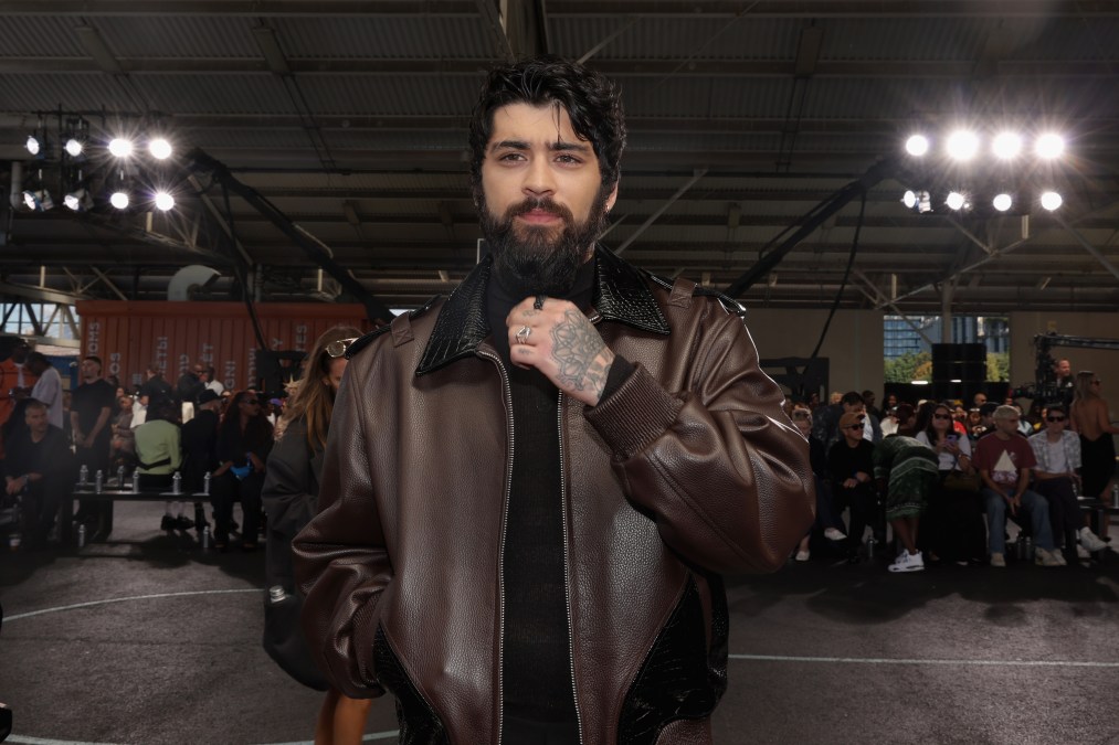 Zayn Malik attends the Off-White fashion show during the September 2024 New York Fashion