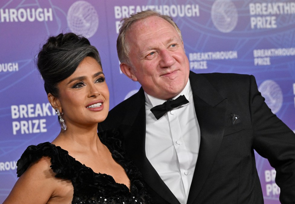 Fran&ccedil;ois-Henri Pinault and Salma Hayek