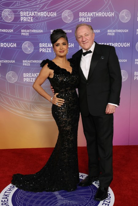 Fran&ccedil;ois-Henri Pinault and Salma Hayek 