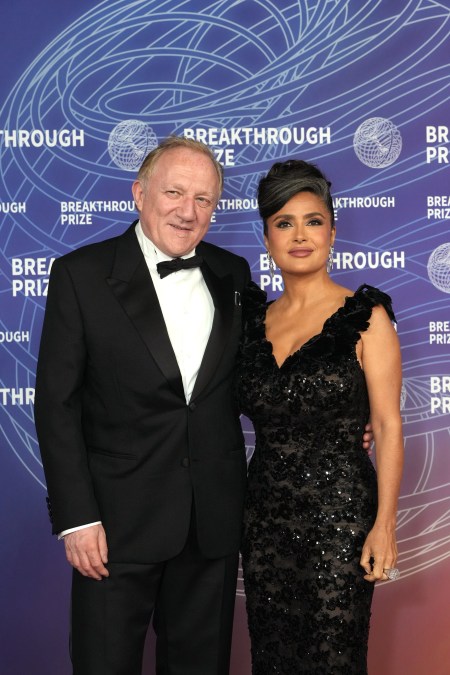 Fran&ccedil;ois-Henri Pinault and Salma Hayek