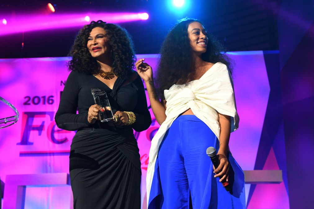 Solange and Tina Knowles