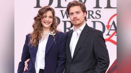 Dylan Sprouse Saves Wife Barbara Palvin From Embarrassing Red Carpet Moment: WATCH
