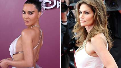 Kim Kardashian Recycles Cindy Crawford Look from 2002