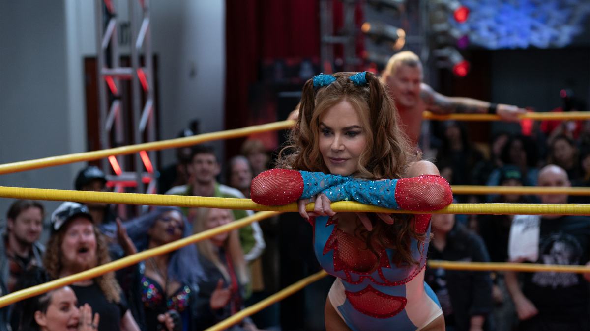Nicole Kidman Makes Memorable Entrance as Wrestler Lace