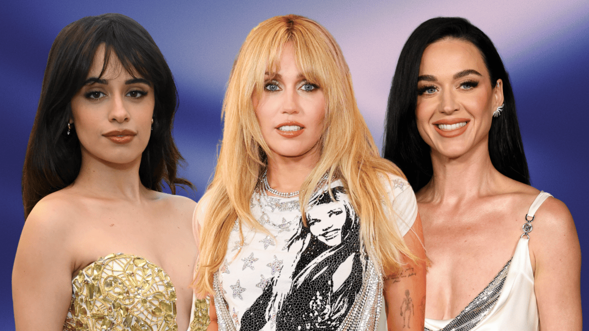 Camila Cabello, Miley Cyrus and Katy Perry