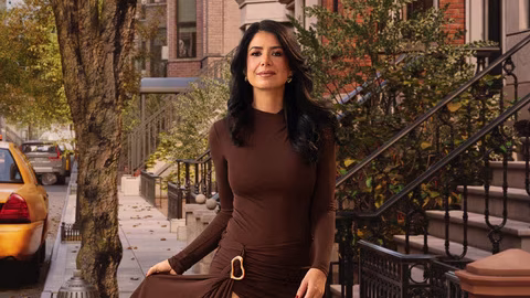 Yvonne Najar walks along a New York street in &ldquo;In the City&rdquo; Season 1 promo photo