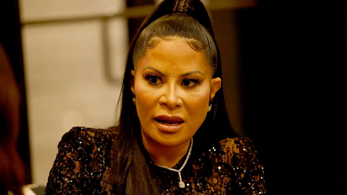 Jen Shah speaking during a scene on &ldquo;The Real Housewives of Salt Lake City&rdquo;