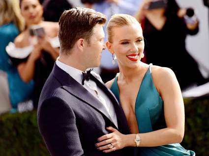 Colin Jost Jokes About Following Scarlett Johansson’s Hollywood Success
