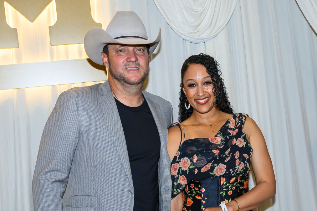 Adam Housely and Tamera Mowry-Housley
