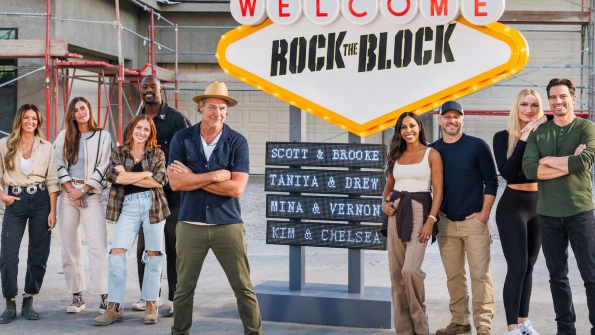 The cast of season 7 of Rock the Block with host Ty Pennington