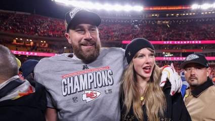 Taylor Swift & Travis Kelce Party at a Friend’s Wedding in Greece
