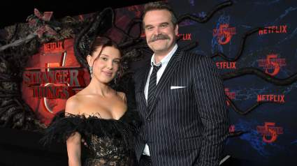 David Harbour Insists All Is ‘Fine’ Between Him and Millie Bobby Brown