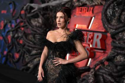Millie Bobby Brown Wore Black During Stranger Things Tour Out Of ‘Mourning’