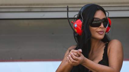 Kim Kardashian Makes First F1 Paddock Appearance in Support of Lewis Hamilton