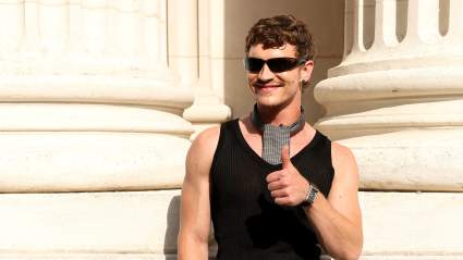 Connor Storrie Beat the Paris Heat To Turn Heads at Fashion Week