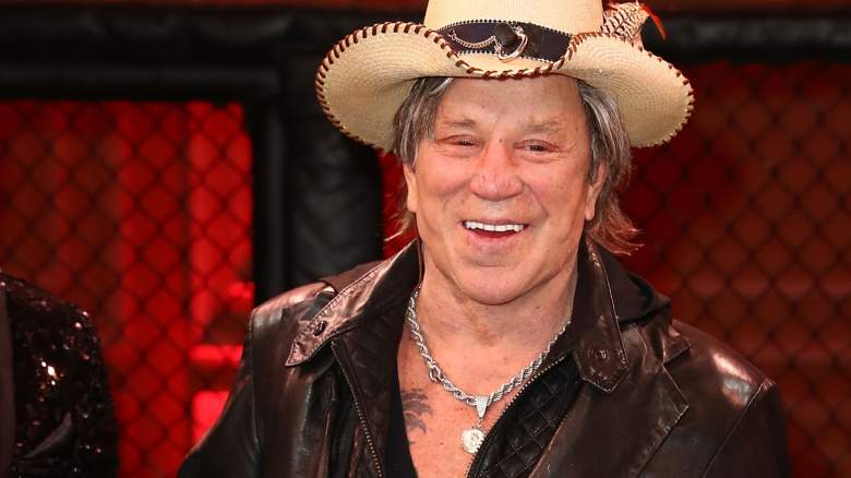 Mickey Rourke attends an event