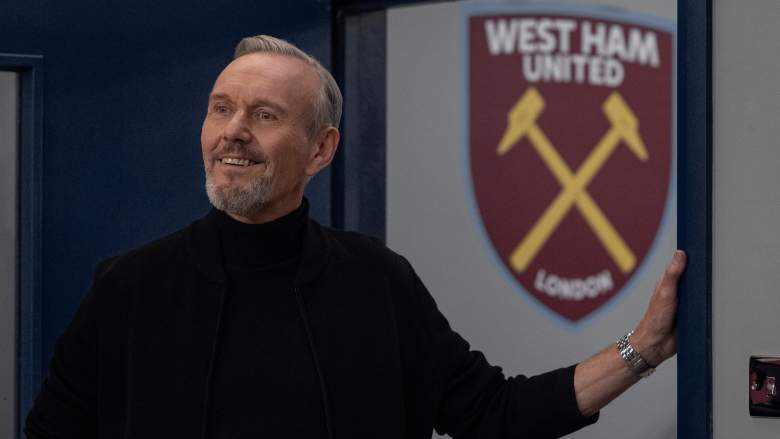 Anthony Head as Rupert Mannion on the set of "Ted Lasso."