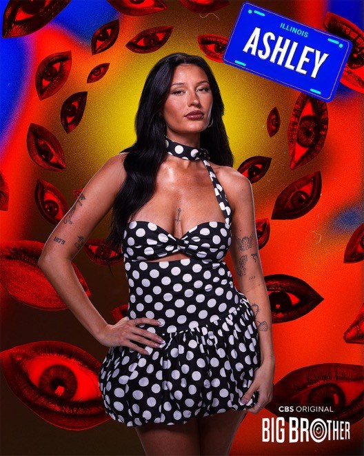 Ashley Trail's official cast photo for "Big Brother 28."