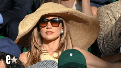Jennifer Lopez Stuns in Ralph Lauren at Wimbledon Final With Sister Lynda