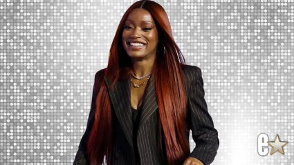 Keke Palmer Revives the Office Siren Trend in Plunging Comic-Con Look