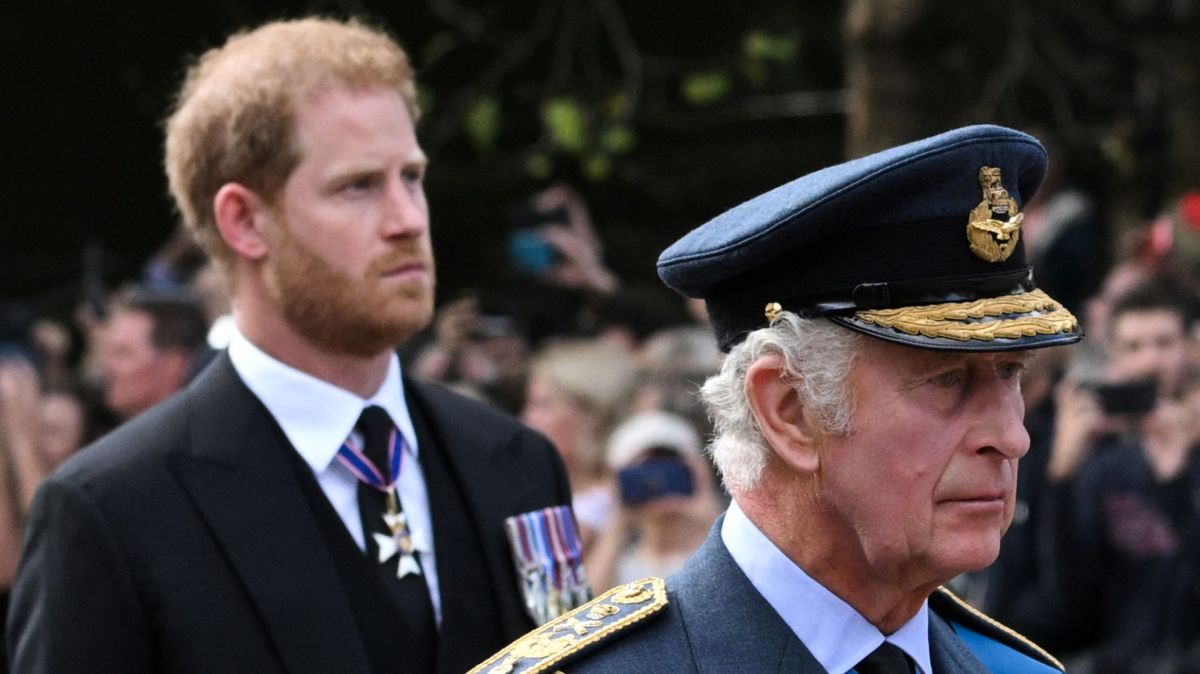 King Charles III and Prince Harry