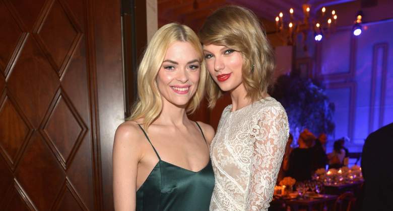 Actress Jaime King and musician Taylor Swift attend The Weinstein Company's Academy Award party hosted by Chopard and DeLeon Tequila at Montage Beverly Hills.