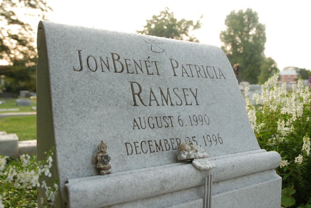 JonBenet Ramsey's tombstone