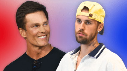 Justin Bieber and Tom Brady Go Head-to-Head in Strength Contest: VIDEO